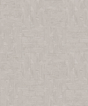 Sivo-béžová geometrická vliesová tapeta na stenu, SPI404, Spirit of Nature, Khroma by Masureel