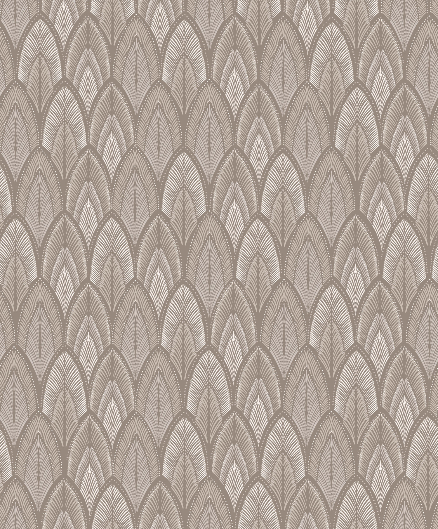 Sivo-béžová vliesová tapeta s listami, SUM404, Summer, Khroma by Masureel