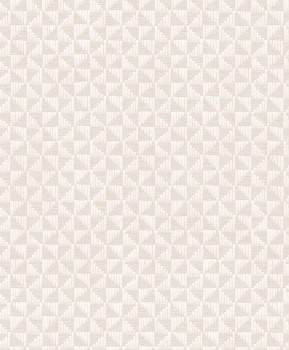 Béžová geometrická vliesová tapeta, ZEN301, Zen, Zoom by Masureel