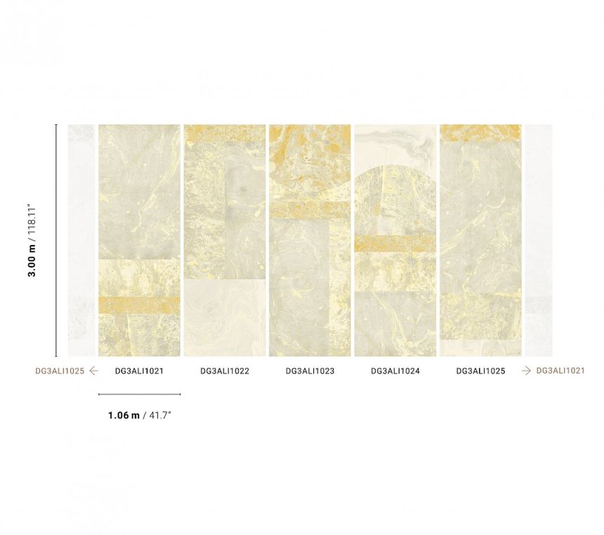 Vliesová fototapeta imitácia mramoru, DG3ALI1025, Wall Designs III, Khroma by Masureel