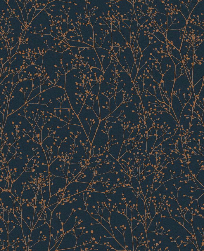Modrá vliesová tapeta na stenu, kvety, 120381, Wiltshire Meadow, Clarissa Hulse