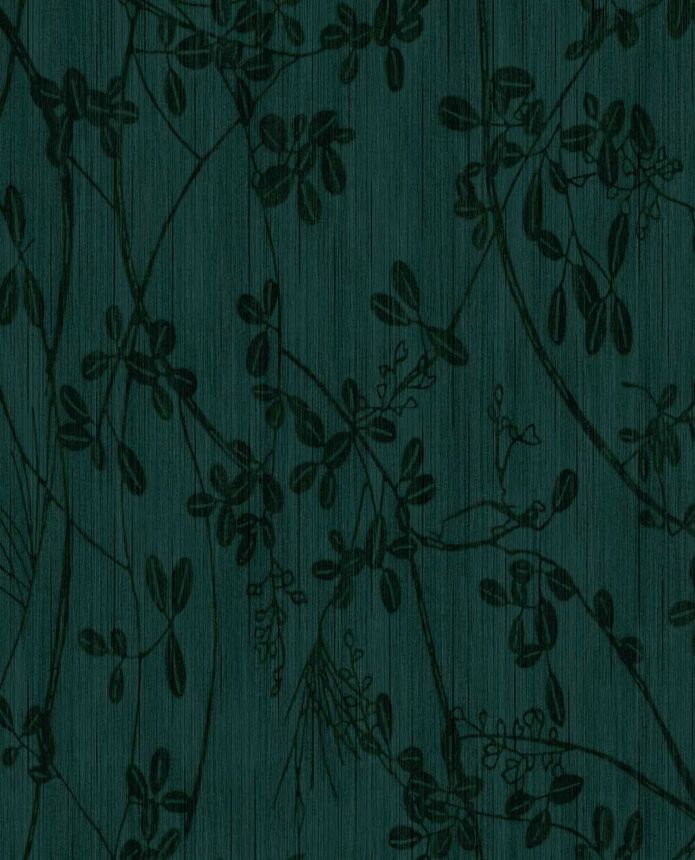 Zelená vliesová tapeta s vetvičkami a listami, 333405, Emerald, Eijffinger