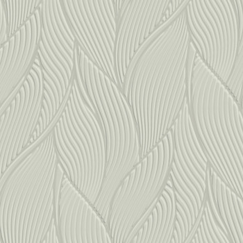Luxusná sivo-strieborná vliesová tapeta na stenu, listy, Z18907, Trussardi 7, Zambaiti Parati