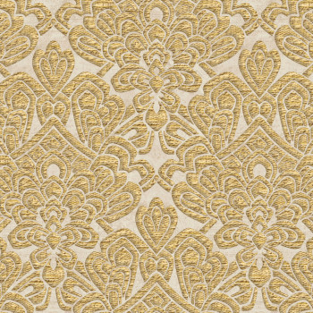 Luxusná zlato-béžová zámocká vliesová tapeta, Z18931, Trussardi 7, Zambaiti Parati
