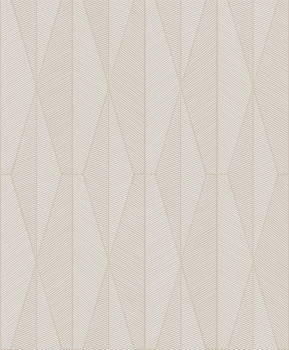 Tapeta na stenu, béžová, geometrický vzor, YSA301, Mysa, The Texture Book, Khroma by Masureel