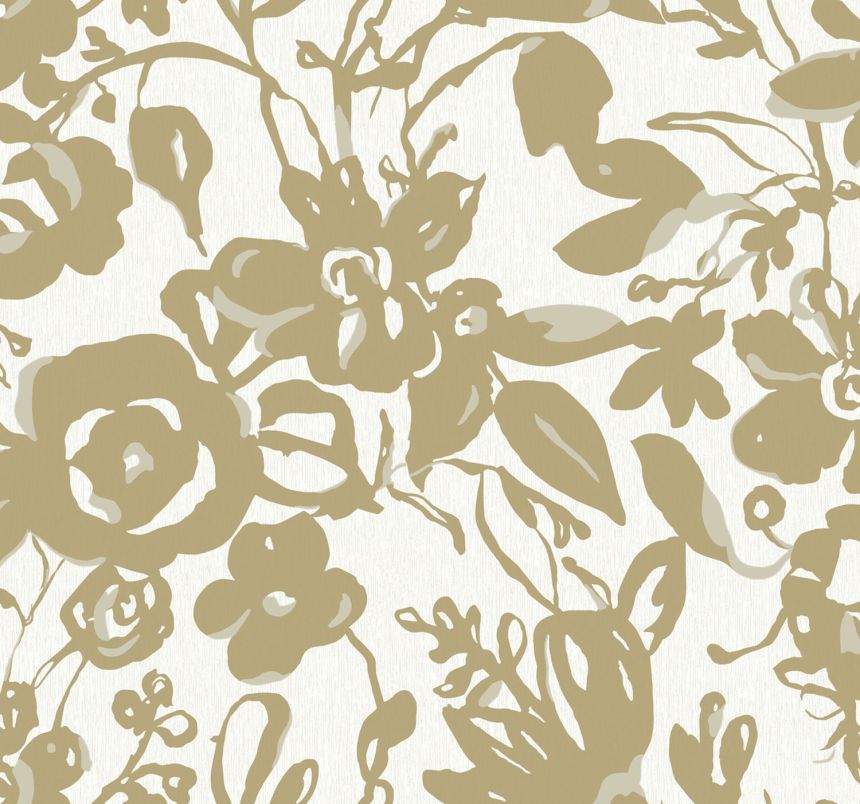 Vliesová tapeta, zlaté kvety, BL1732, Blooms Second Edition Resource Library, York