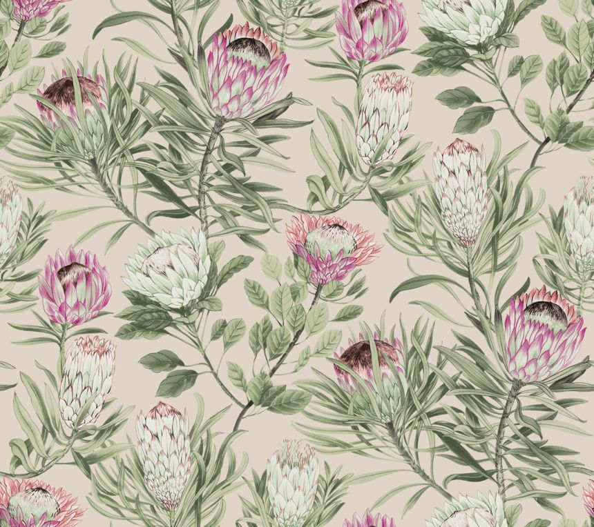 Béžová vliesová kvetinová tapeta, BL1751, Blooms Second Edition Resource Library, York