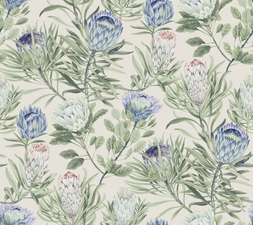 Béžová vliesová kvetinová tapeta, BL1753, Blooms Second Edition Resource Library, York