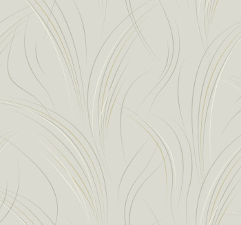 Elegantná sivá geometrická vliesová tapeta na stenu, EV3937, Candice Olson Casual Elegance, York