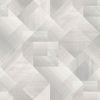 Sivá-béžová vliesová geometrická tapeta na stenu, UR3222, Universe 4, Grandeco