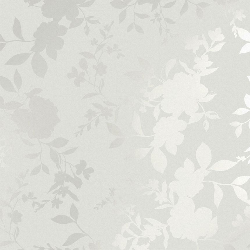 Sivo-strieborná kvetinová vliesová tapeta, 118485, Laura Ashley 3