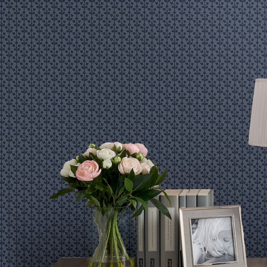 Modrá vliesová tapeta na stenu, 118487, Laura Ashley 3
