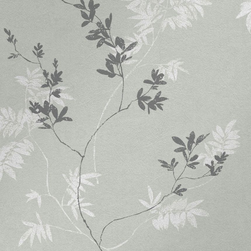Zelená vliesová tapeta s vetvičkami a listami, 119840, Laura Ashley 3