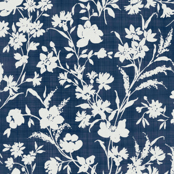 Modro-biela vliesová kvetinová tapeta, 119854, Laura Ashley 3