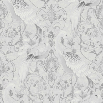 Sivo-strieborná zámocká vliesová tapeta, 119868, Laura Ashley 3