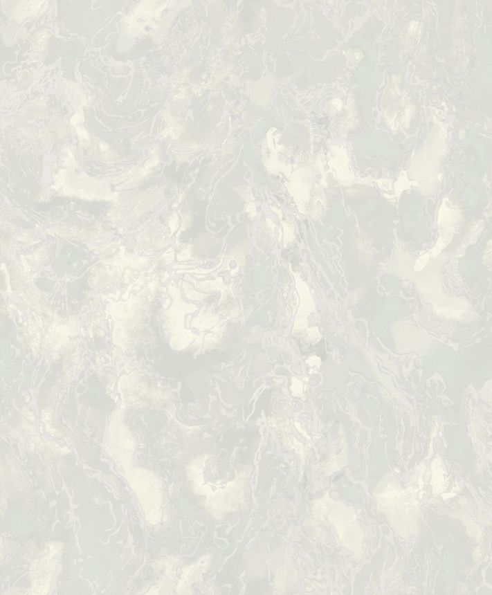 Luxusná biela metalická vliesová tapeta s hrubou štruktúrou, 57311, Aurum II, Limonta