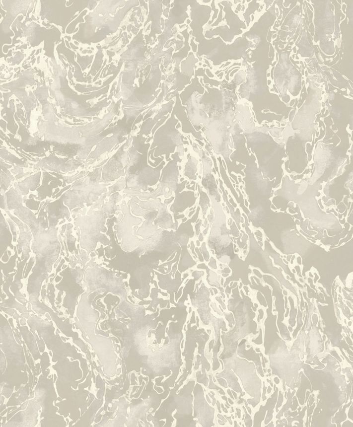 Luxusná strieborno-béžová metalická vliesová tapeta s hrubou štruktúrou, 57317, Aurum II, Limonta