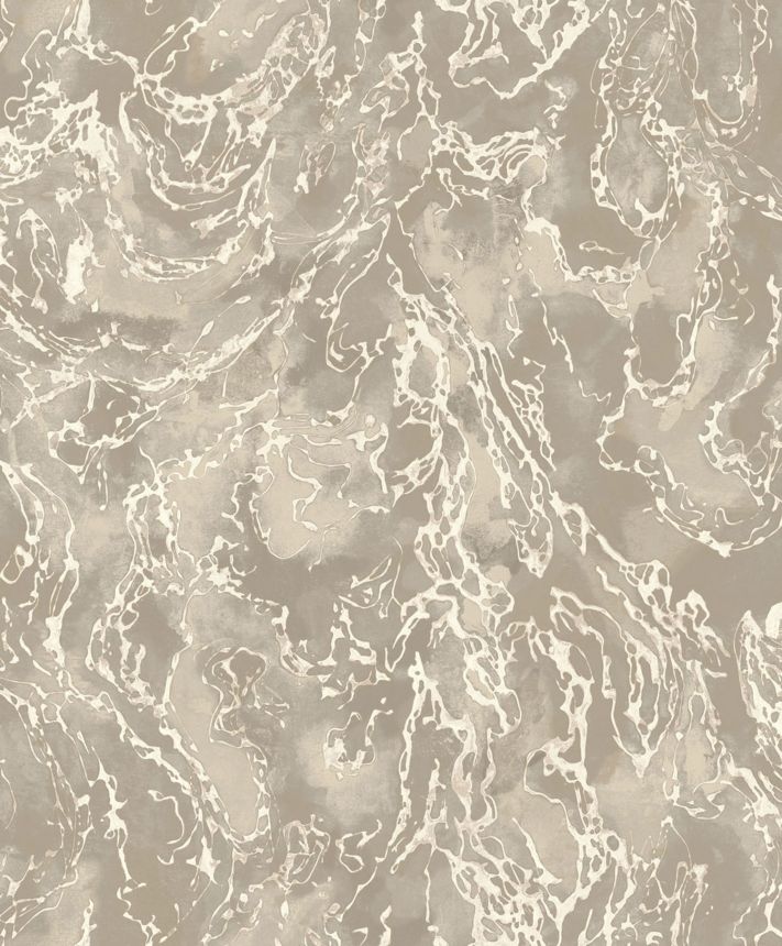 Luxusná béžovo-sivá metalická vliesová tapeta s hrubou štruktúrou, 57323, Aurum II, Limonta