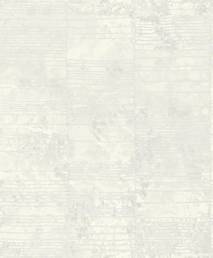 Luxusná biela geometrická vliesová tapeta, 57411, Aurum II, Limonta