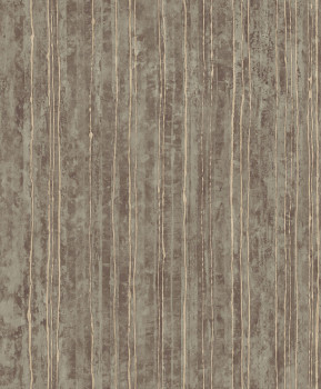 Luxusná sivohnedá vliesová pruhovaná tapeta na stenu, 57724, Aurum II, Limonta