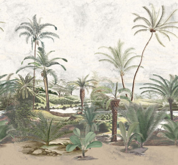 Vliesová obrazová tapeta 200351, Fern 300 x 280 cm, Panthera, BN Walls