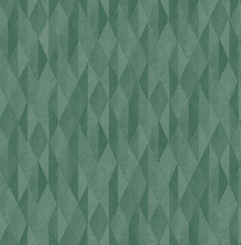 Zelená geometrická vliesová tapeta na stenu, 333545, Festival, Eijffinger