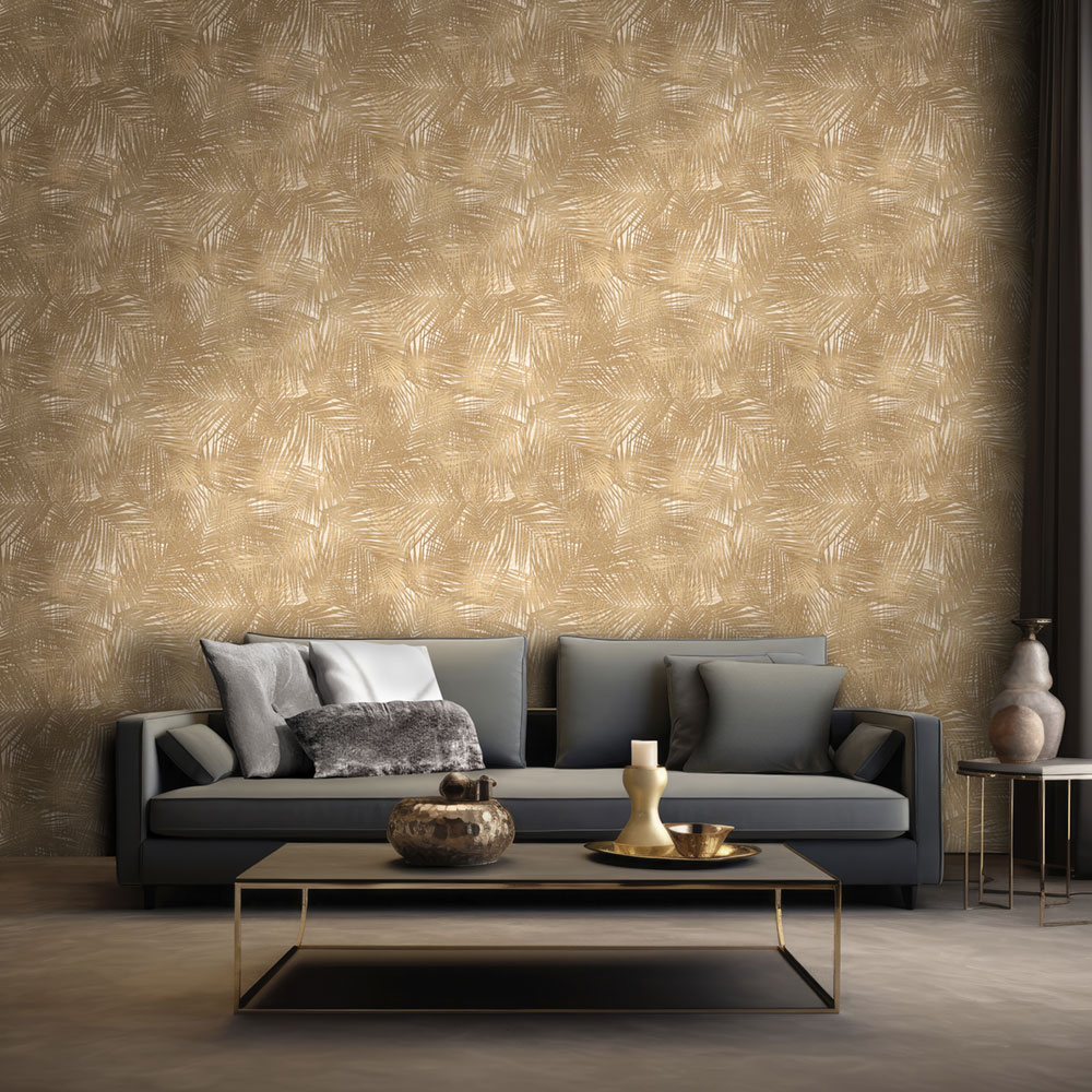 Luxusná hnedo-béžová vliesová tapeta s listami, Z12833, Automobili Lamborghini 3