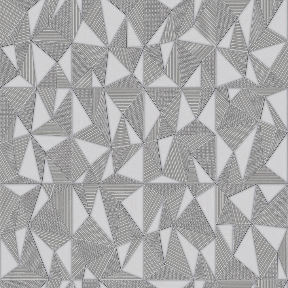 Geometrická tapeta, sivá, 23204-3, Omega, AdaWall