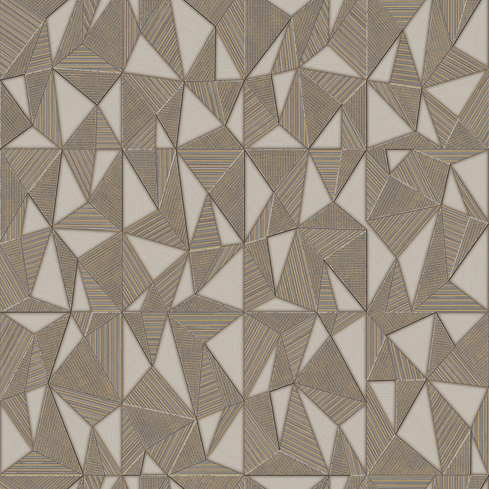 Geometrická tapeta, hnedá, 23204-4, Omega, AdaWall
