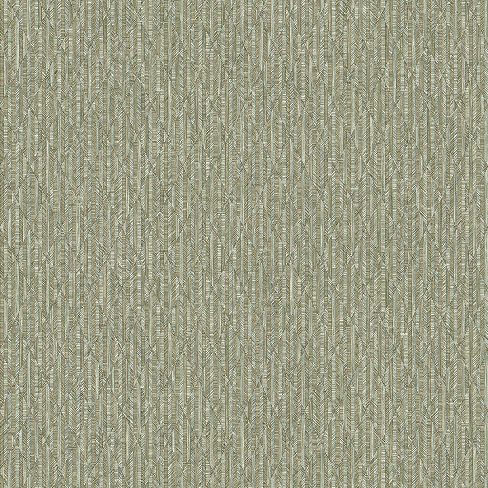 Geometrická tapeta, zelená, imitácia látky, 23205-4, Omega, AdaWall