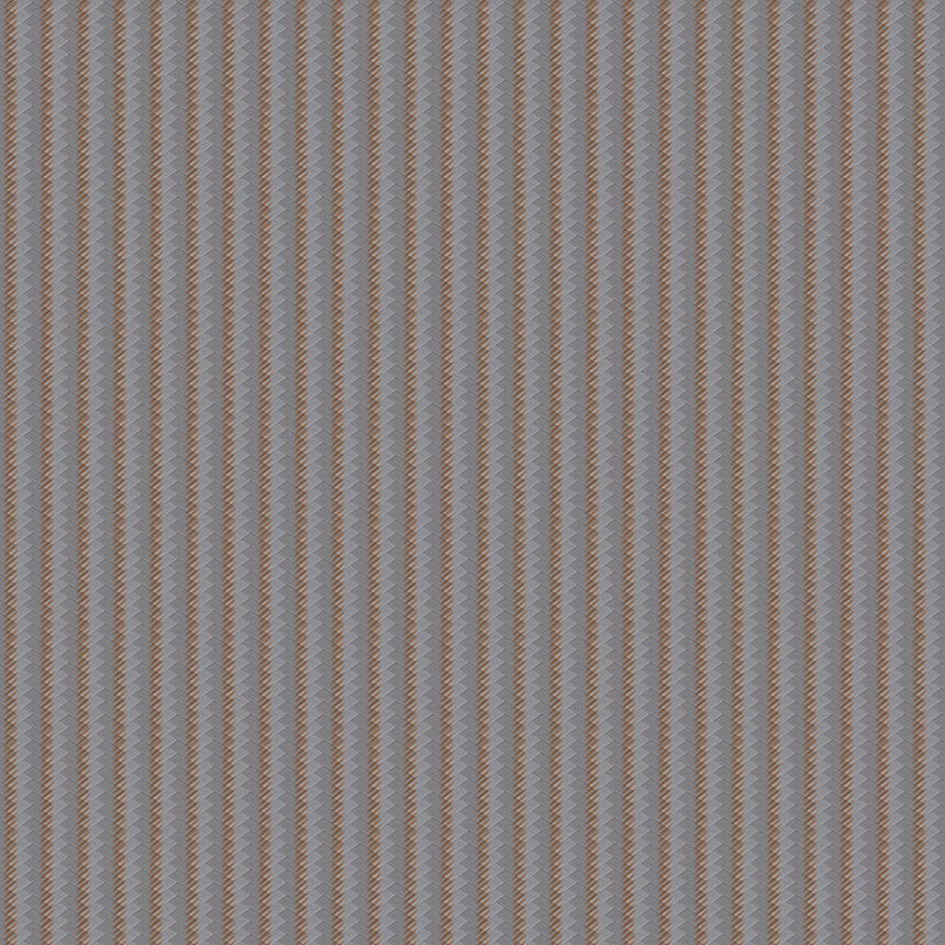 Tapeta, sivá, imitácia rohože, 23206-5, Omega, AdaWall