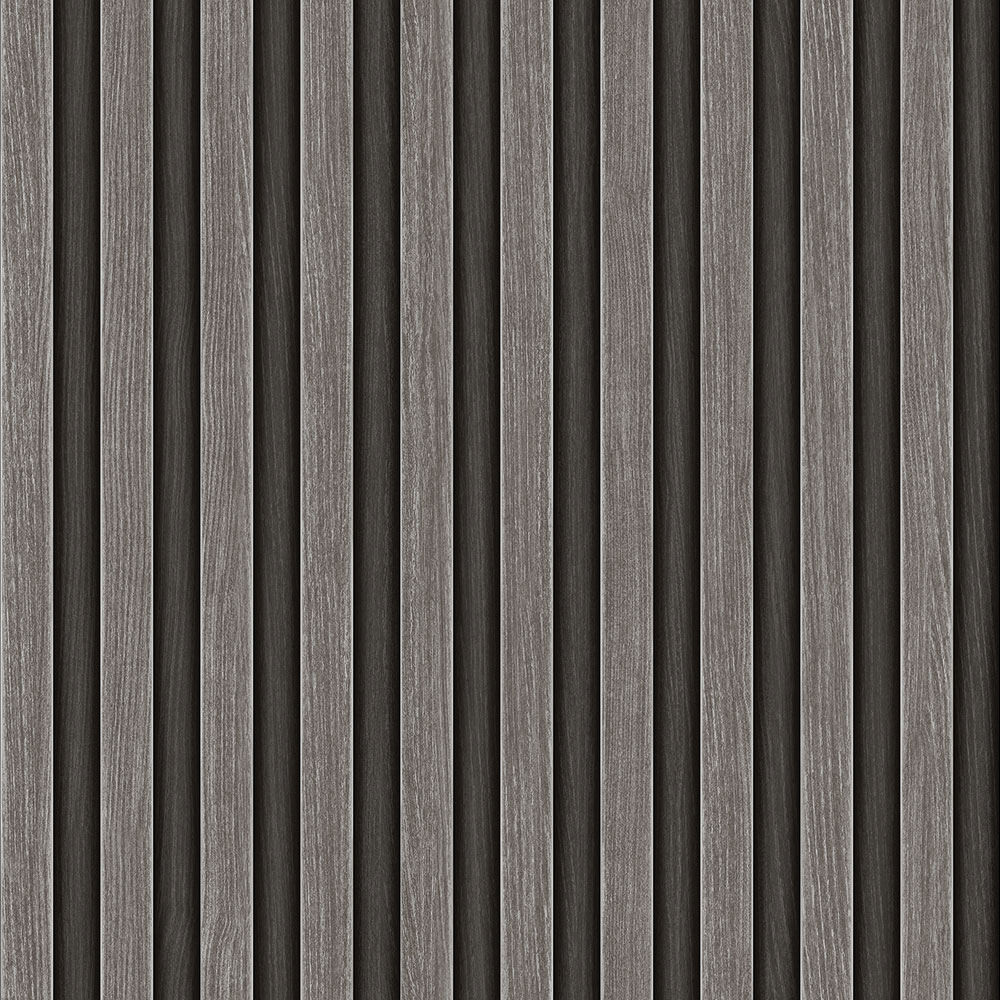 Tapeta, sivá, imitácia dreva, lamely, 23211-3, Omega, AdaWall