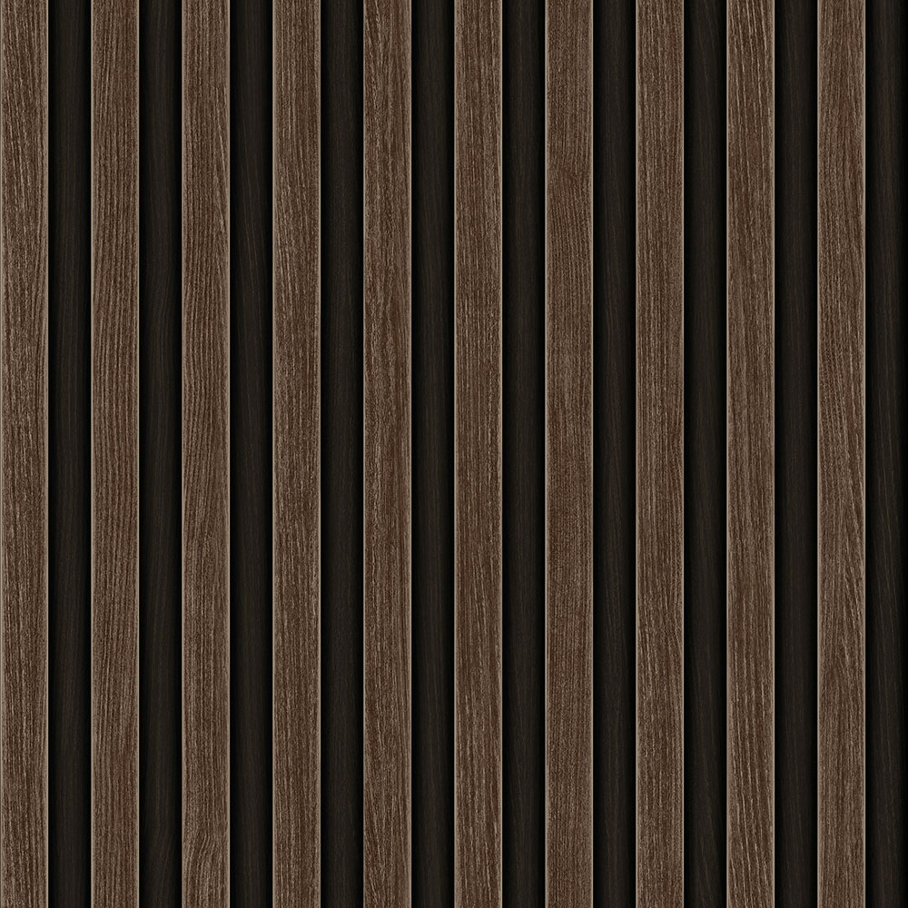 Tapeta, hnedá, imitácia dreva, lamely, 23211-4, Omega, AdaWall