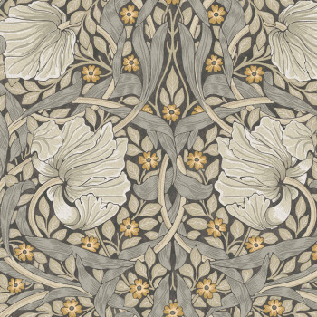 Vliesová tapeta na stenu, sivá, kvety, 124240, William Morris At Home