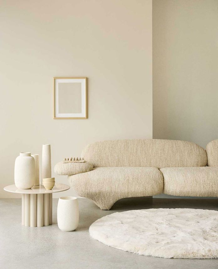 Vliesová tapeta na stenu, béžová, imitácia látky, 340615, Linen Look, Eijffinger