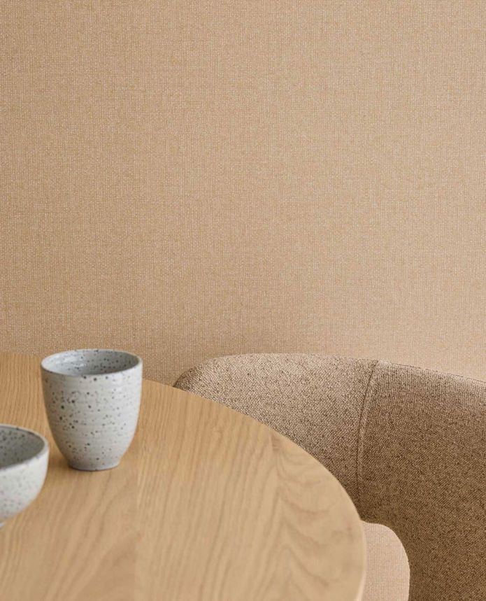 Vliesová tapeta na stenu, hnedá, imitácia látky, 340628, Linen Look, Eijffinger