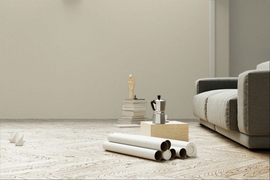Vliesová tapeta na stenu, béžová, imitácia látky, 340629, Linen Look, Eijffinger
