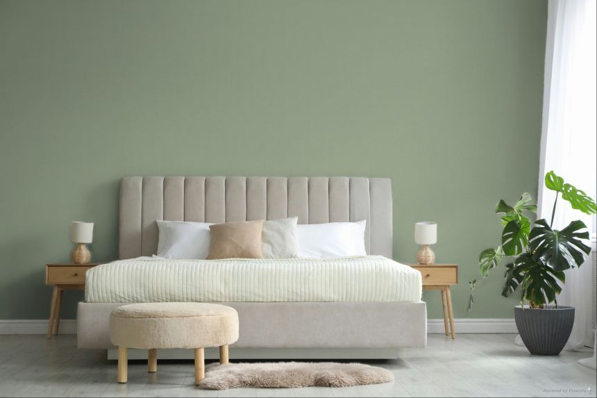 Vliesová tapeta na stenu, zelená, imitácia látky, 340634, Linen Look, Eijffinger
