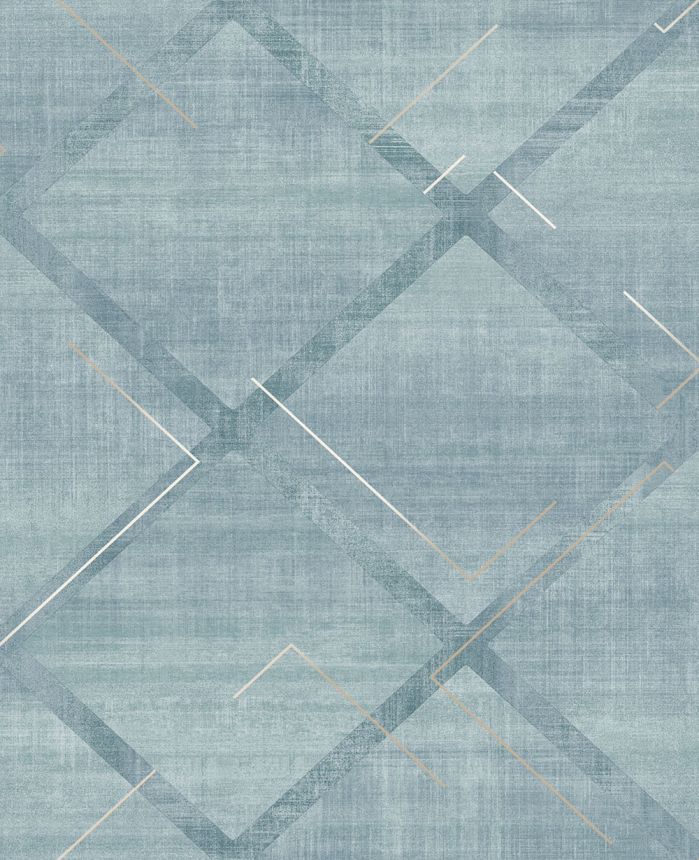 Geometrická vliesová tapeta na stenu, modrá, 124121, Element, Graham Brown Premium