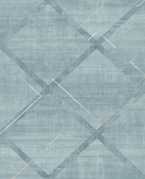 Geometrická vliesová tapeta na stenu, modrá, 124121, Element, Graham Brown Premium