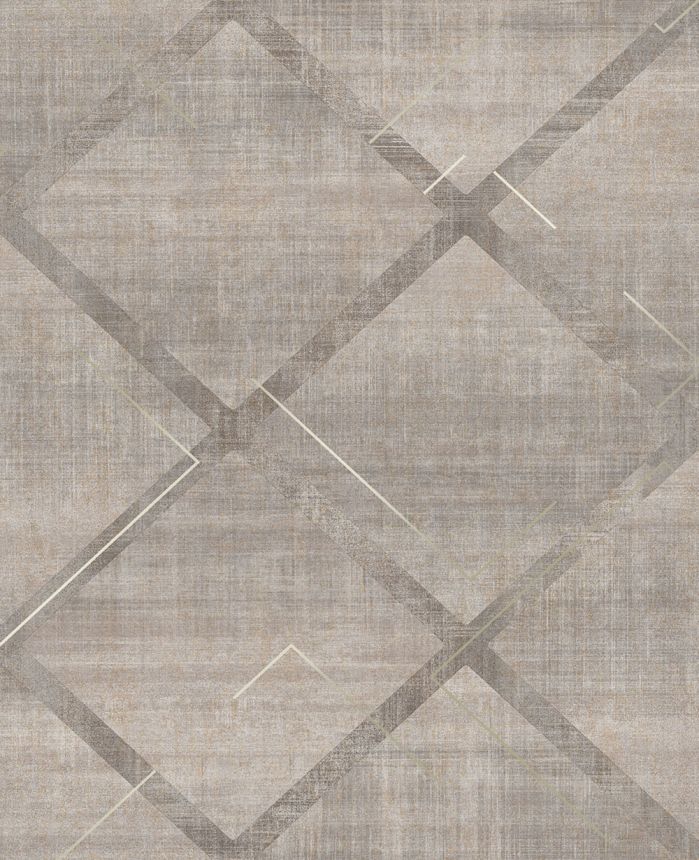 Geometrická vliesová tapeta na stenu, sivá, 124125, Element, Graham Brown Premium