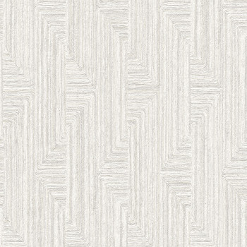 Geometrická vliesová tapeta na stenu, bielo-sivá, SA524011, Santa Fe, Design ID