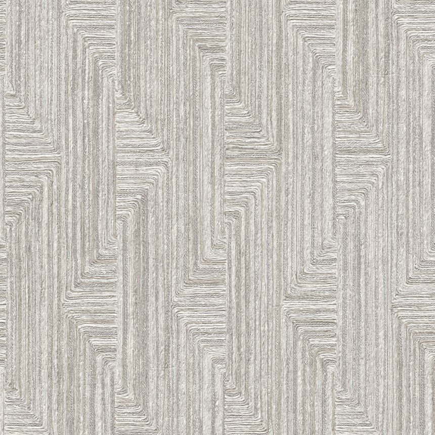 Geometrická vliesová tapeta na stenu, sivá, SA524013, Santa Fe, Design ID