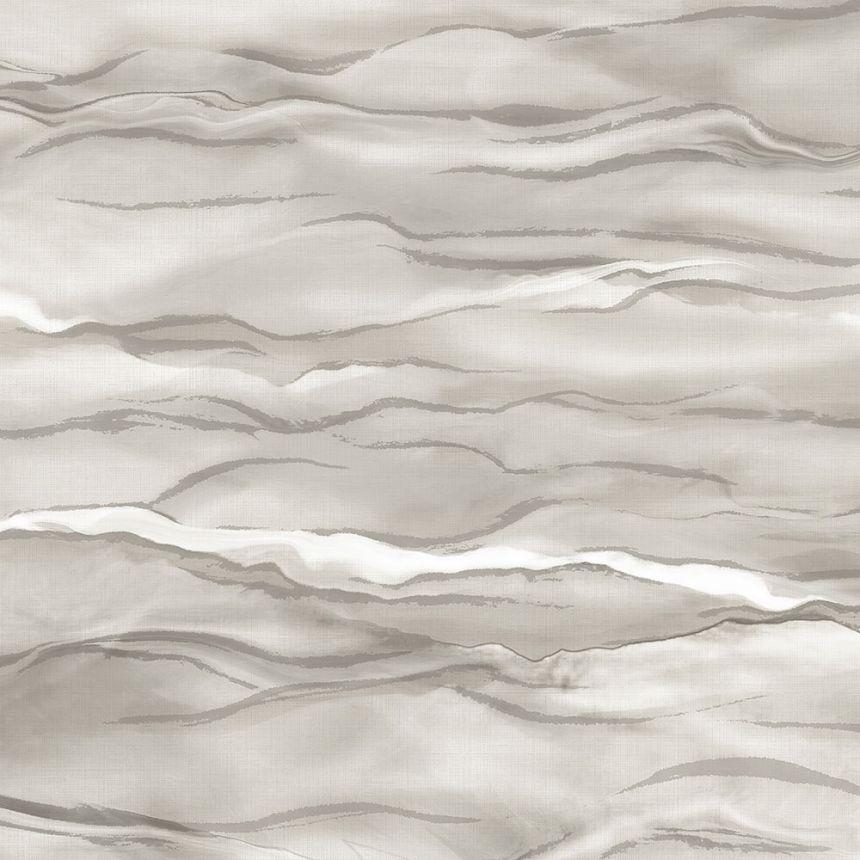 Vliesová tapeta na stenu, sivá, vlnky, mramor, SA524043, Santa Fe, Design ID
