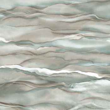 Vliesová tapeta na stenu, sivo-zelená, vlnky, mramor, SA524044, Santa Fe, Design ID