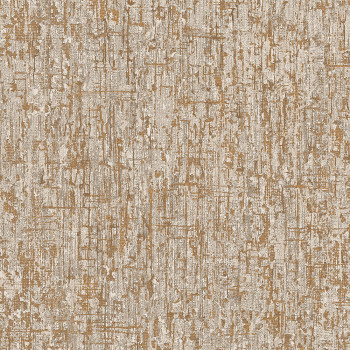 Vliesová tapeta na stenu, hnedo-zlatá, textúra, SA524076, Santa Fe, Design ID