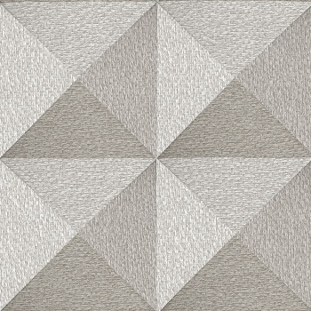 Geometrická vliesová tapeta na stenu, sivá, SA524102, Santa Fe, Design ID