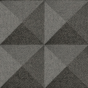Geometrická vliesová tapeta na stenu, hnedo-čierna, SA524104, Santa Fe, Design ID