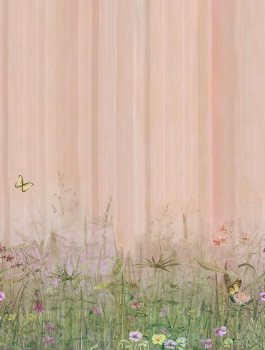 Vliesová obrazová tapeta na stenu, kvety, trávy, CW6023-1, Cute Walls, Decoprint