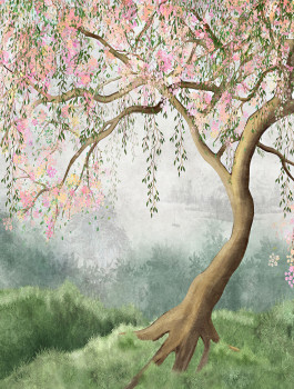 Vliesová obrazová tapeta na stenu, strom, CW6052-1, Cute Walls, Decoprint